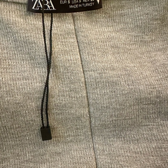 Zara short grey dress SMALL - Picture 2 of 3
